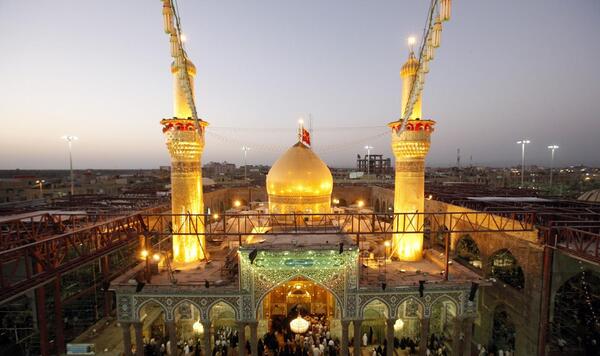 عکس امام حسین و حرمش