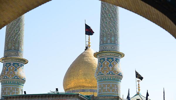 عکس گنبد و پرچم امام حسین
