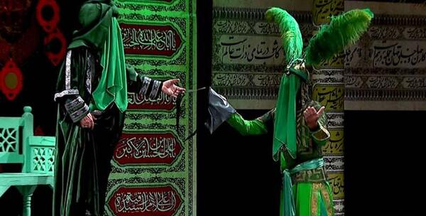 عکس از تعزیه امام حسین