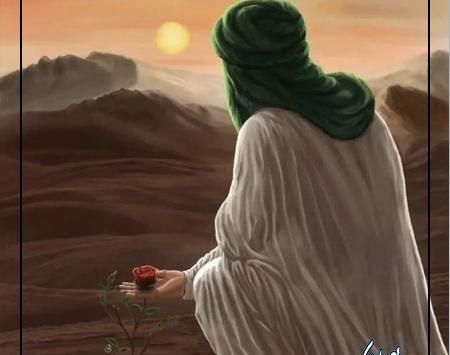 عکس نقاشی امام حسین اسان