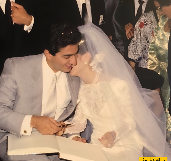 عکس ولیعهد ایران و همسرش