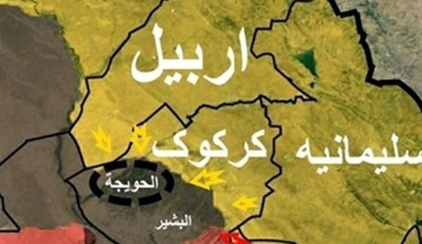عکس نقشه کردستان ایران