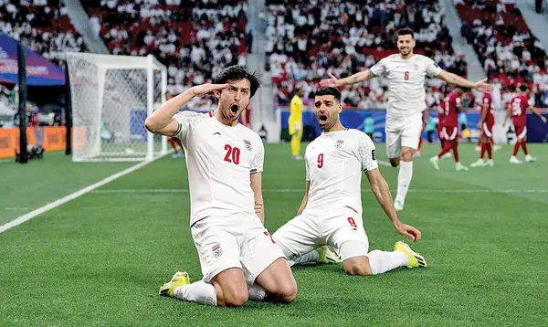 عکس از تیم فوتبال ایران