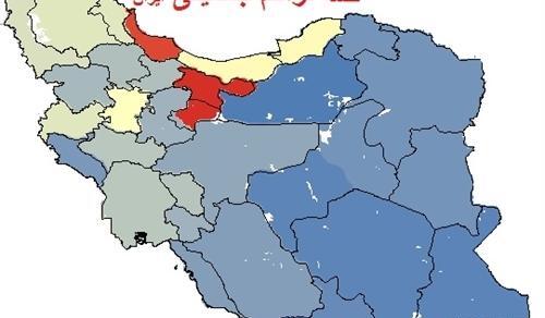 عکس تراکم جمعیت ایران
