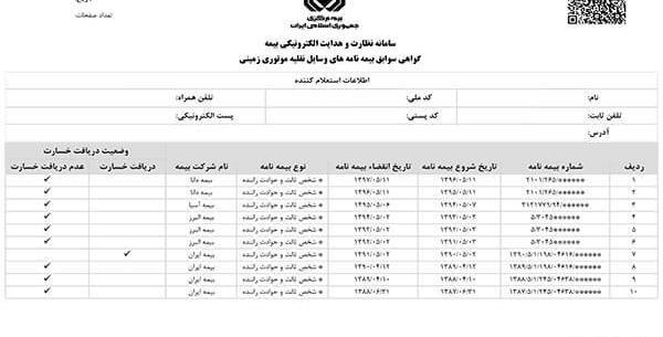 عکس بیمه ماشین ایران