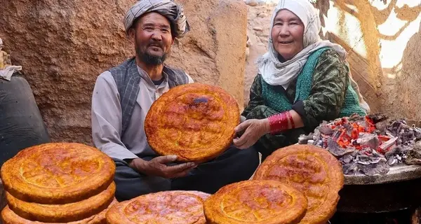عکس نان خشک افغانی