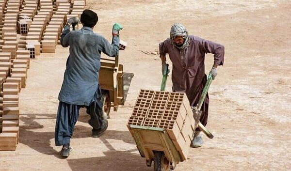 عکس کارگرهای افغانی