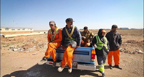 عکس کارگرهای افغانی