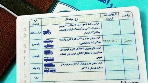 عکس گواهینامه اتباع افغانی