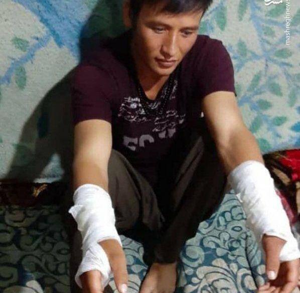 عکس از کارگر افغانی