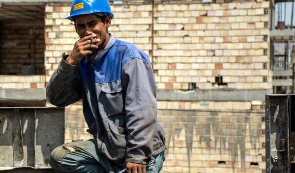 عکس از کارگر افغانی