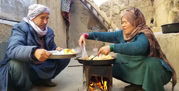 عکس سفره غذای افغانی