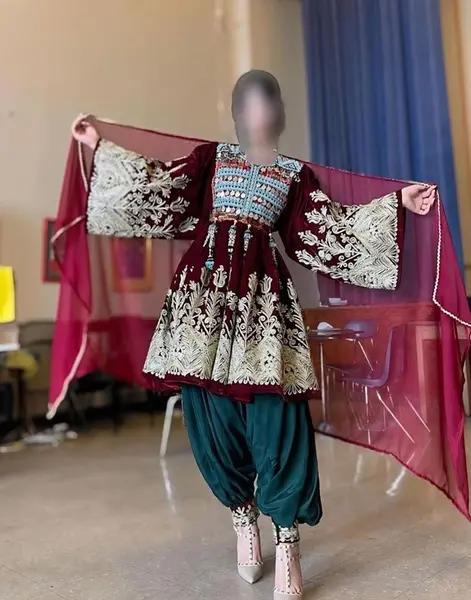 عکس لباس افغانی خوب