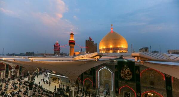 عکس گنبد امام علی برای تصویر زمینه