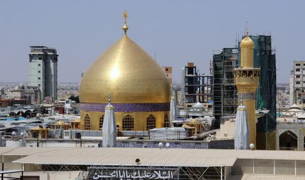 عکس از قبر امام علی