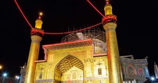 عکس شمشیر خوردن امام علی