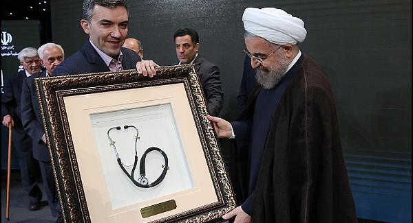عکس پزشکی رئیس جمهور ایران