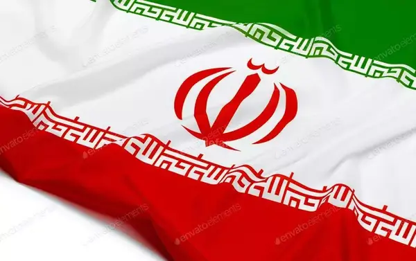 عکس پرچم خونین ایران