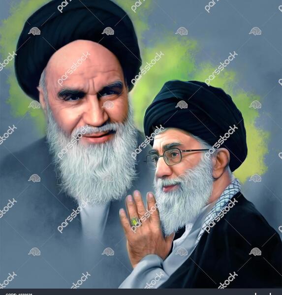 عکس خامنه ای و خمینی و سلیمانی