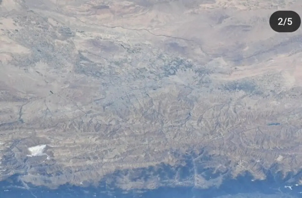 عکس فضایی از ایران