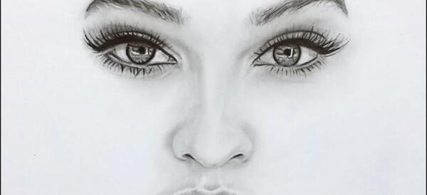 عکس چهره سیاه و سفید برای طراحی