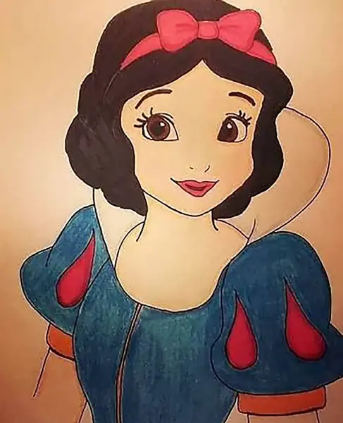 عکس نقاشی دختر سخت و زیبا