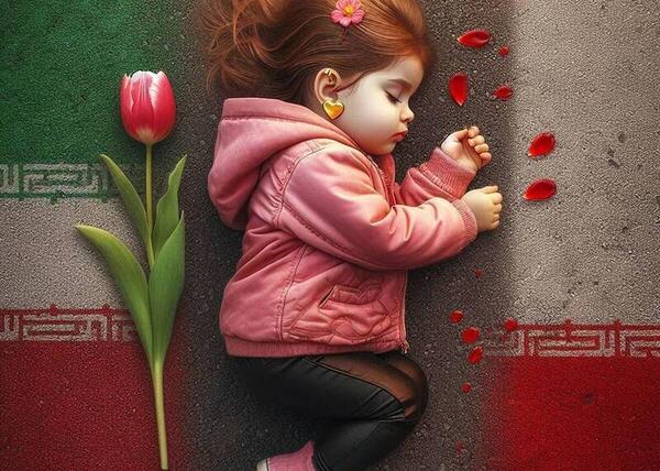 عکس نقاشی دختر کاپشن صورتی