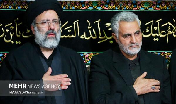 عکس رهبر انقلاب و رئیسی