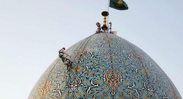 عکس گنبد حرم شاهچراغ