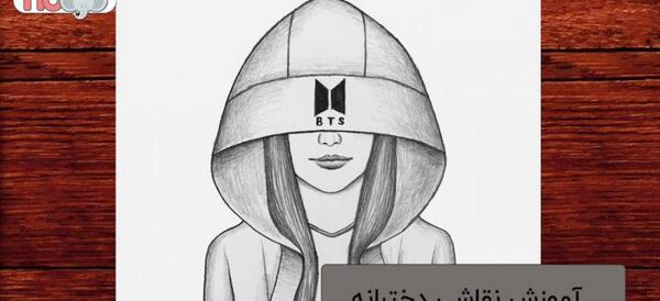 عکس نقاشی دختر فیلمش