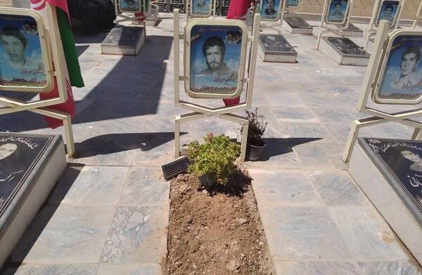 عکس قبر مهرشاد شهیدی