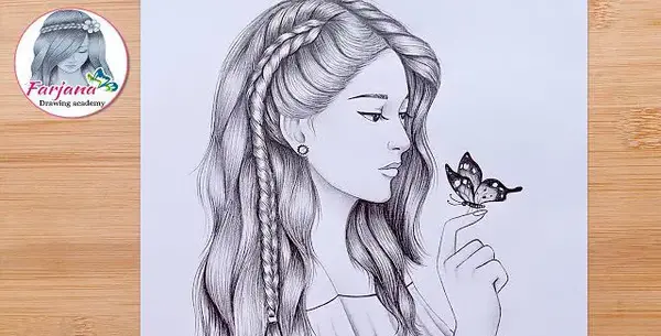 عکس نقاشی دختر نازی