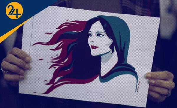 عکس نقاشی مهسا امینی