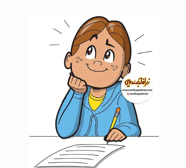 عکس نقاشی دختر ناراحت کودکانه