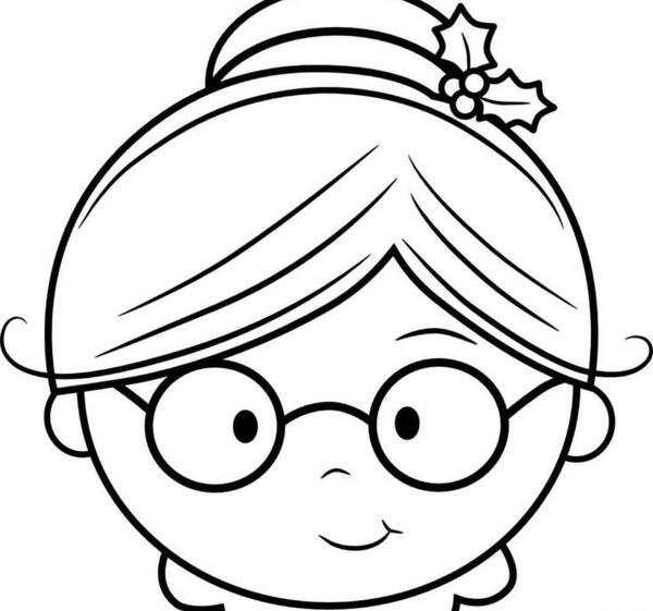 عکس نقاشی دختر و مادربزرگ