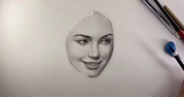 عکس نقاشی دختر هندی آسان