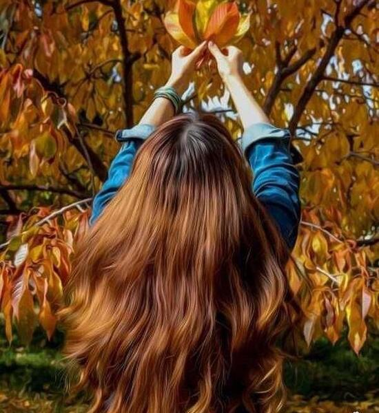 عکس پروفایل دختر تنها در پاییز