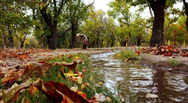 عکس خانه قدیمی پاییزی