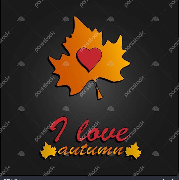 عکس قلب پاییزی جدید