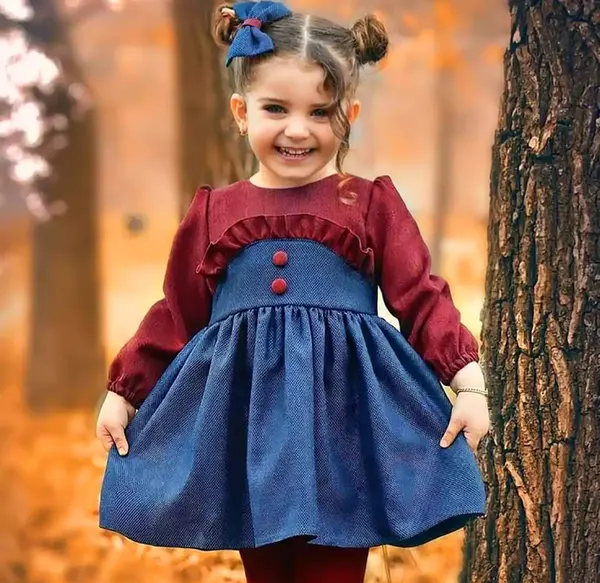 عکس پیراهن پاییزی زنانه