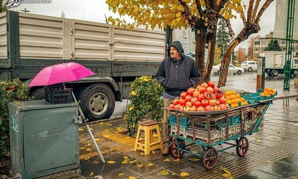 عکس هوای پاییزی تهران