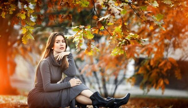 عکس های پاییزی تک نفره