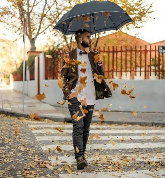 عکس پسرانه پاییزی
