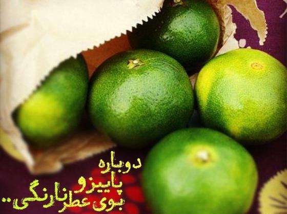 عکس نوشته انار پاییزی