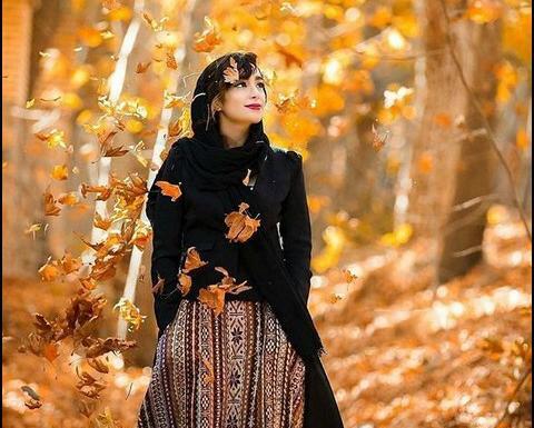 عکس دخترانه پاییز برای پروفایل