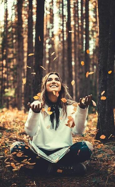 عکس پاییز دخترونه