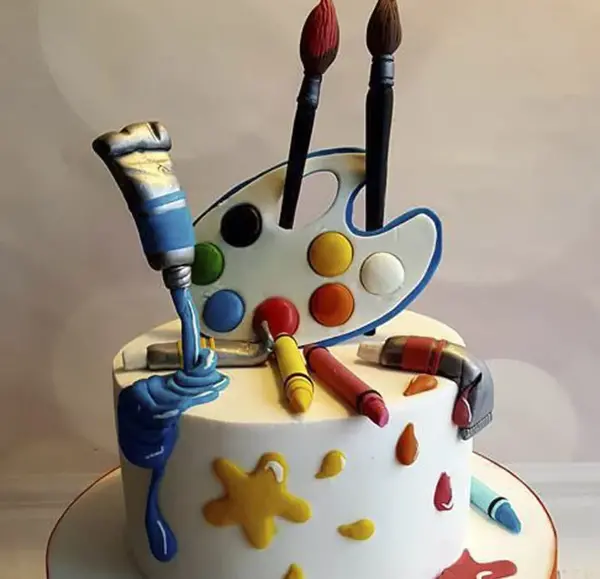 عکس کیک ساده برای نقاشی