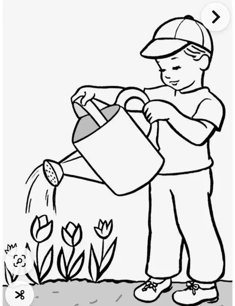 عکس نقاشی روز درختکاری ساده