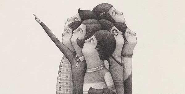 عکس نقاشی ساده با مداد مشکی