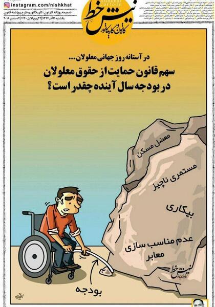 عکس نوشته روز جهانی معلولان